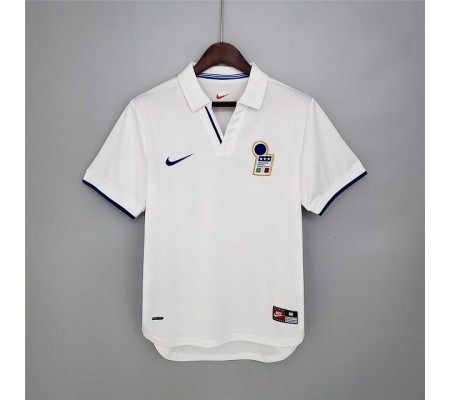 Italy 1998 World Cup Away White Soccer Jersey